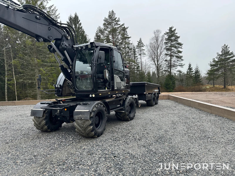 Hjulgrävare Liebherr 914 med vagn Randex XD 85