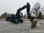 Hjulgrävare Liebherr 914 med vagn Randex XD 85