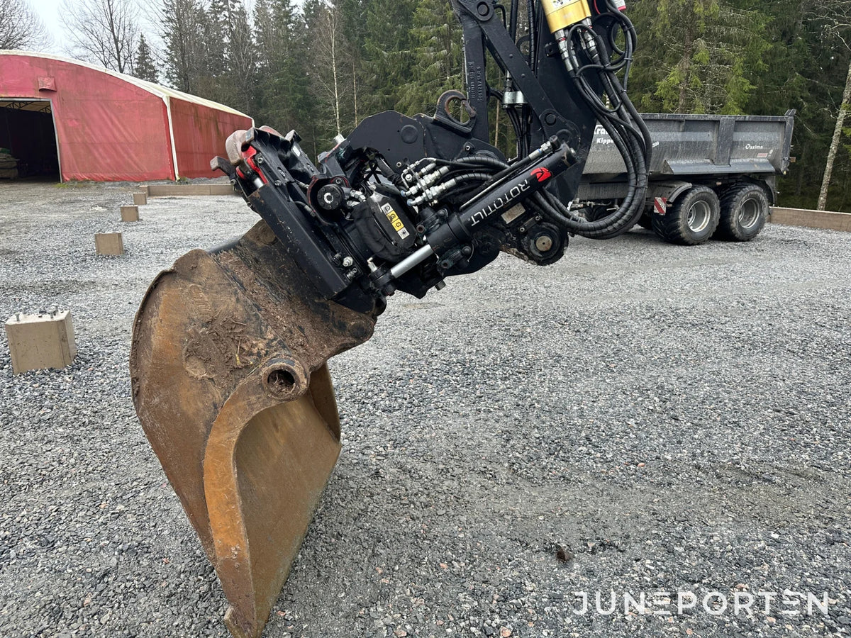 Hjulgrävare Liebherr 914 med vagn Randex XD 85
