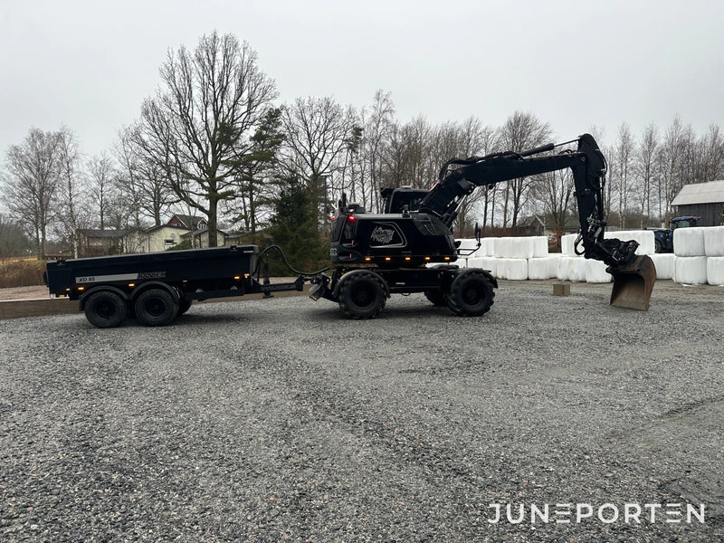 Hjulgrävare Liebherr 914 med vagn Randex XD 85