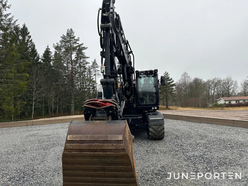 Hjulgrävare Liebherr 914 med vagn Randex XD 85