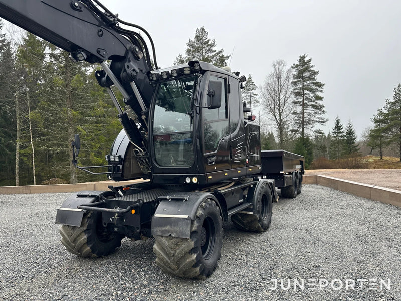 Hjulgrävare Liebherr 914 med vagn Randex XD 85
