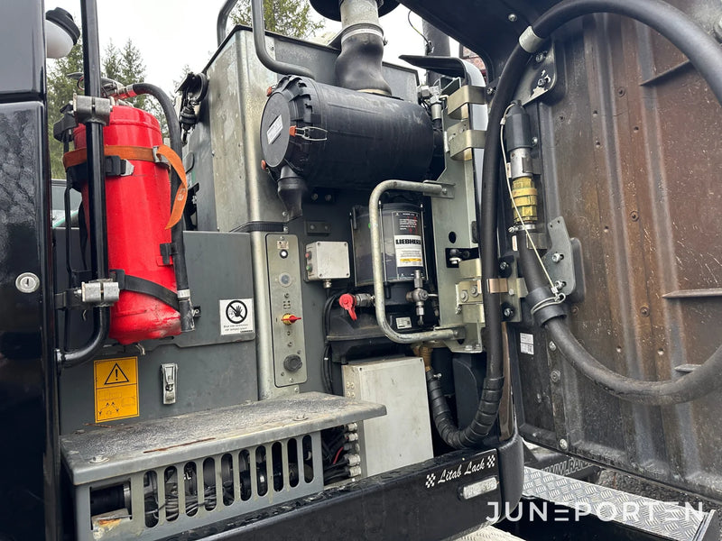 Hjulgrävare Liebherr 914 med vagn Randex XD 85