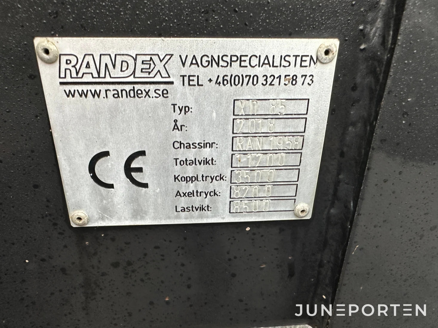 Hjulgrävare Liebherr 914 med vagn Randex XD 85