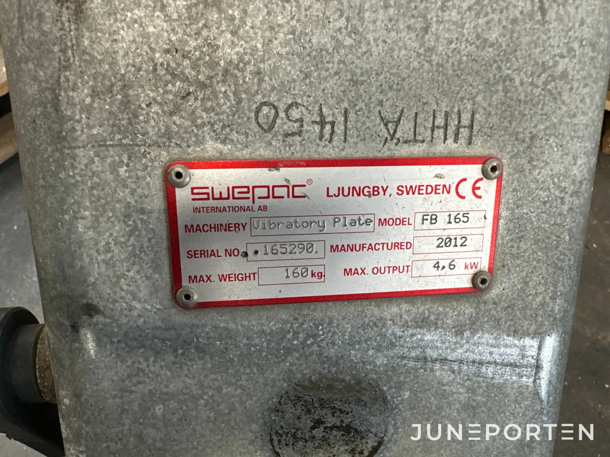 Markvibrator Swepac FB 165