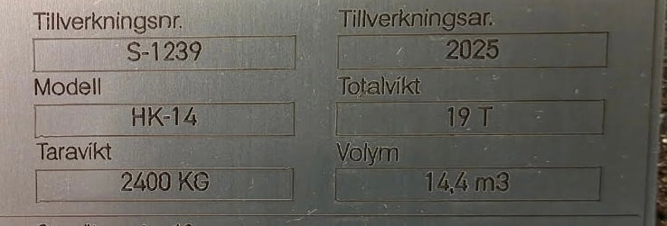 Lastväxlarflak - Hardox, 450