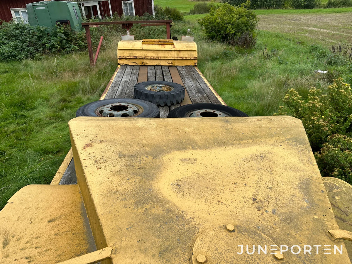 Maskintrailer 15 ton