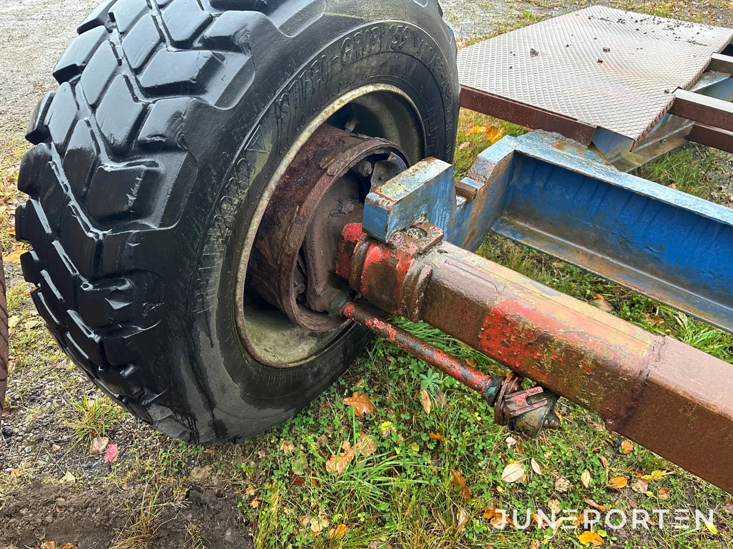 Maskintrailer 8 ton