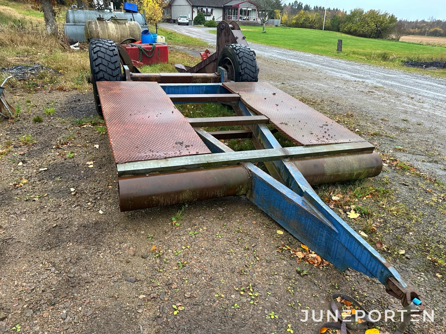 Maskintrailer 8 ton