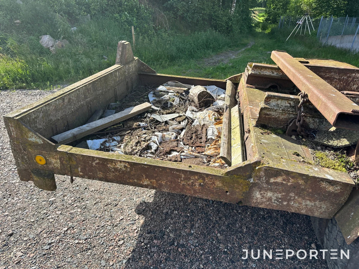 Maskintrailer 8 ton