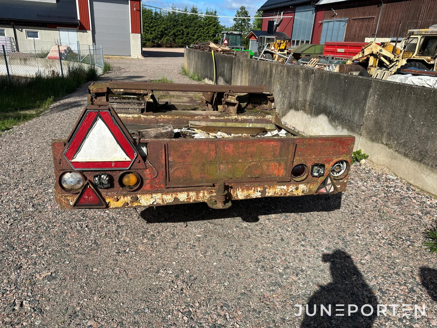 Maskintrailer 8 ton