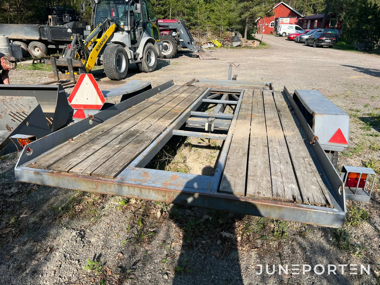 Maskintrailer GT5000 med tipp