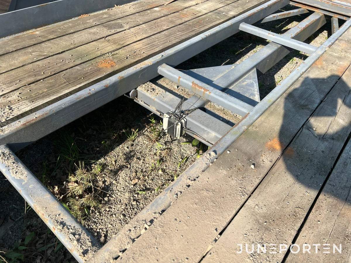 Maskintrailer GT5000 med tipp