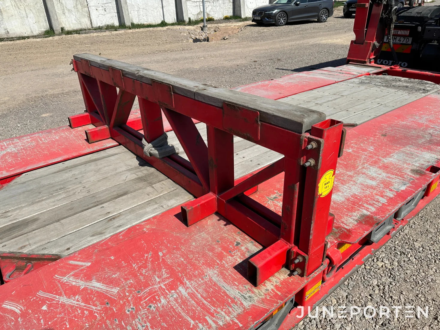 Maskintrailer Kässbohrer Lowbed