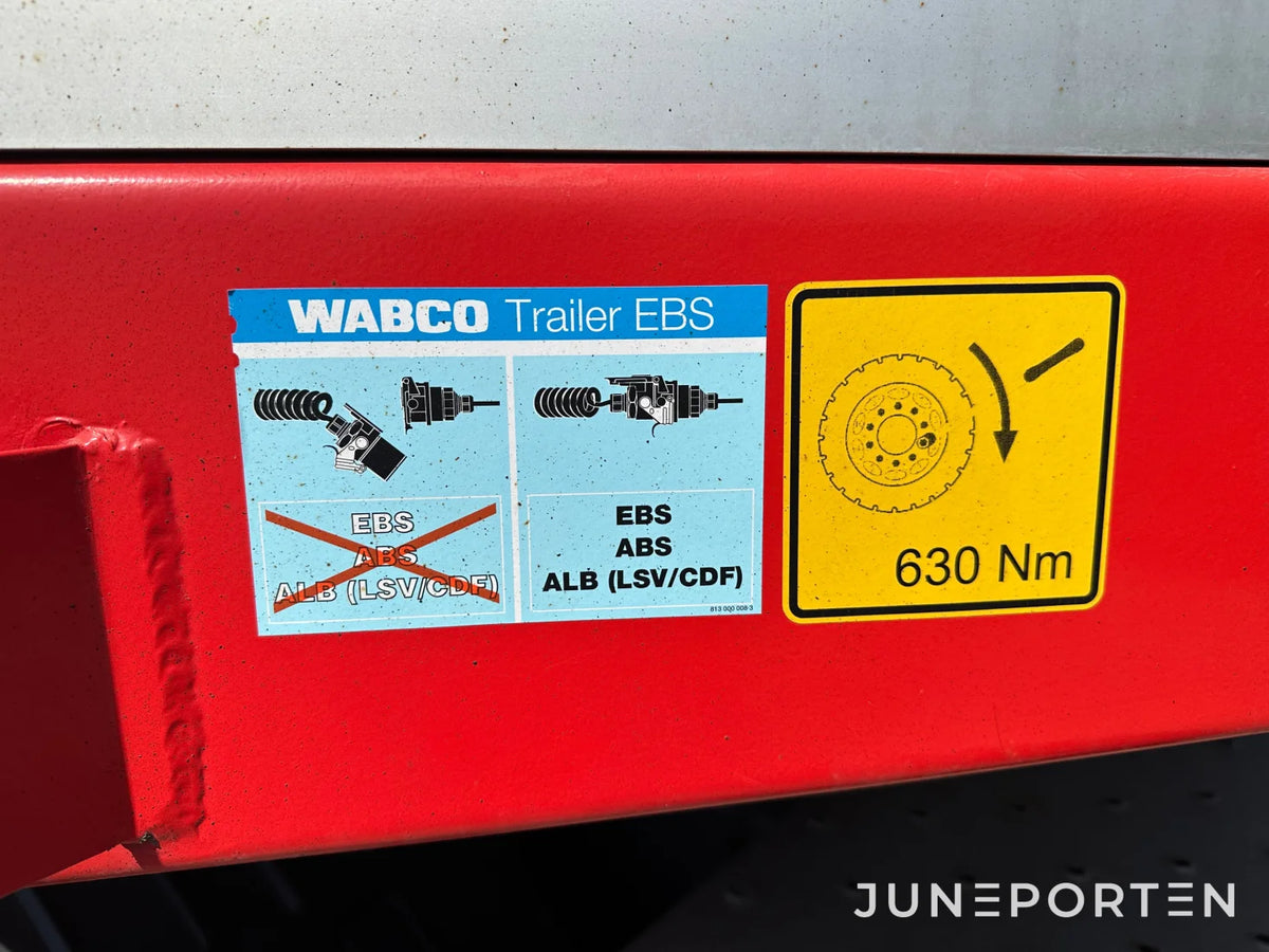 Maskintrailer Kässbohrer Lowbed
