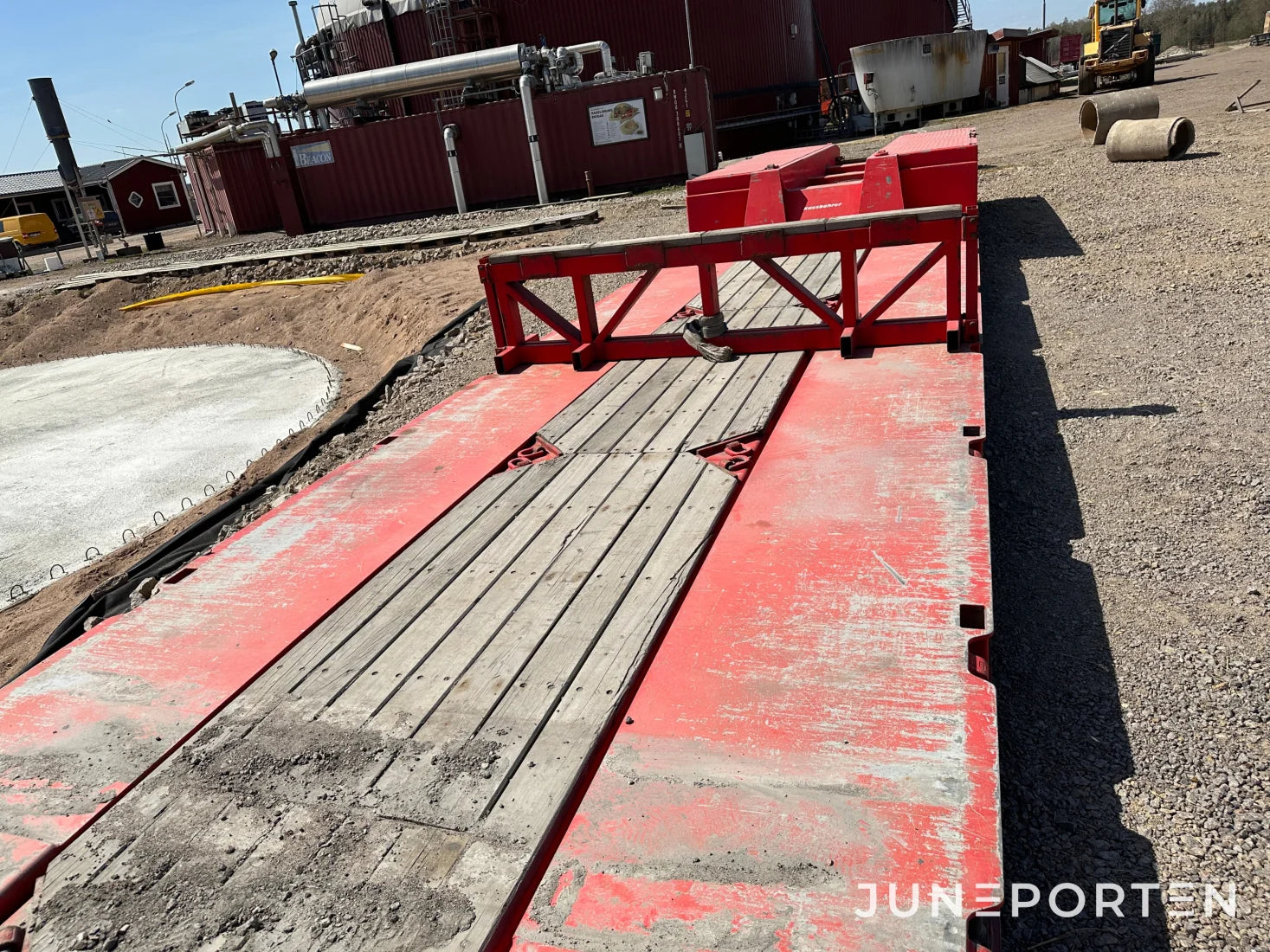 Maskintrailer Kässbohrer Lowbed