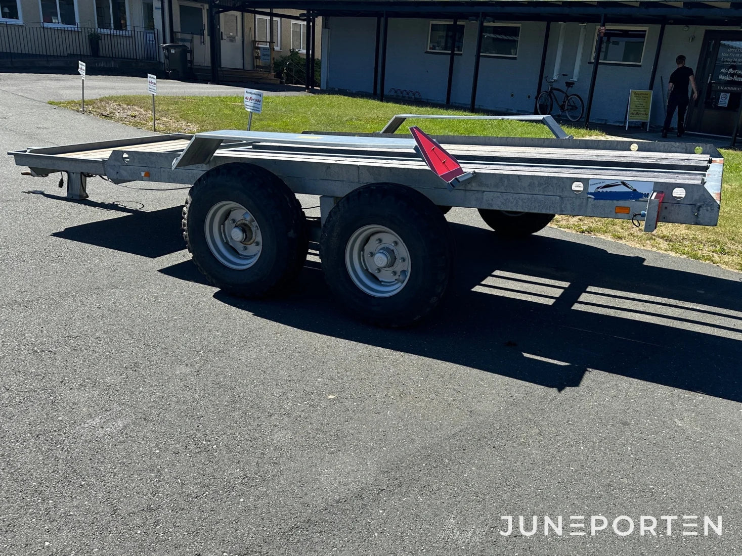 Maskintrailer 9 ton