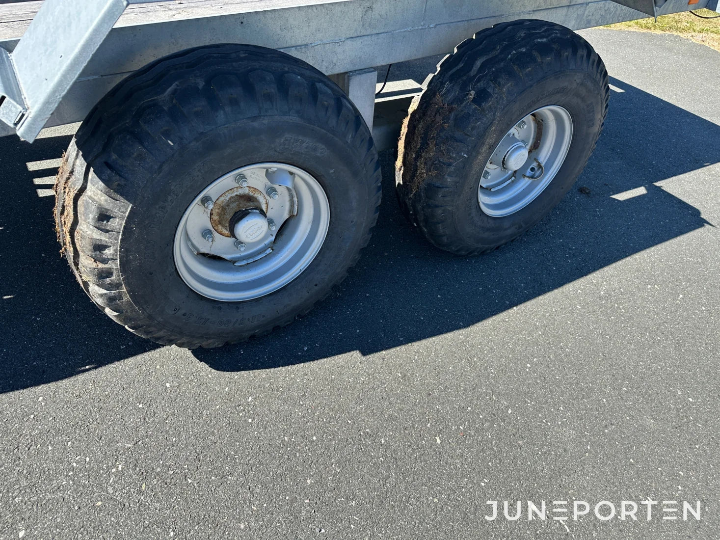 Maskintrailer 9 ton