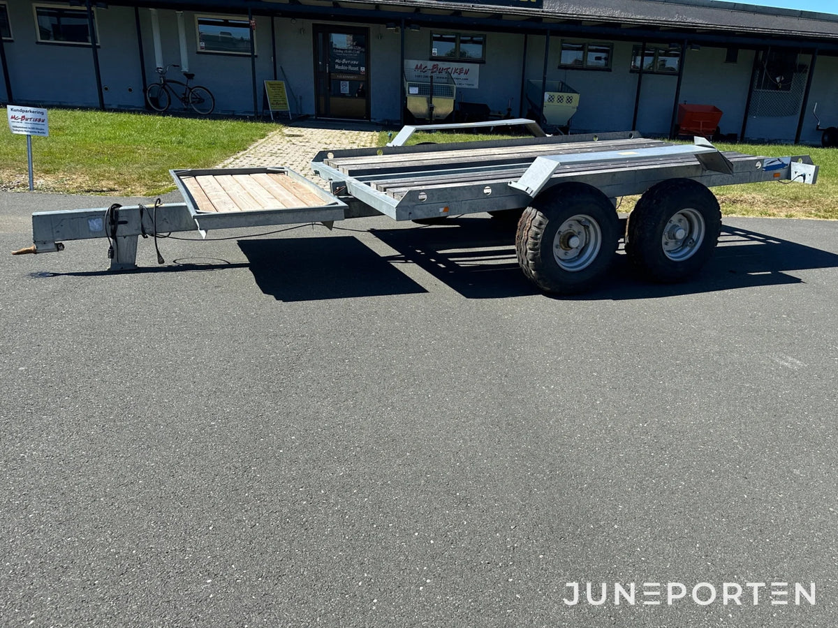 Maskintrailer 9 ton