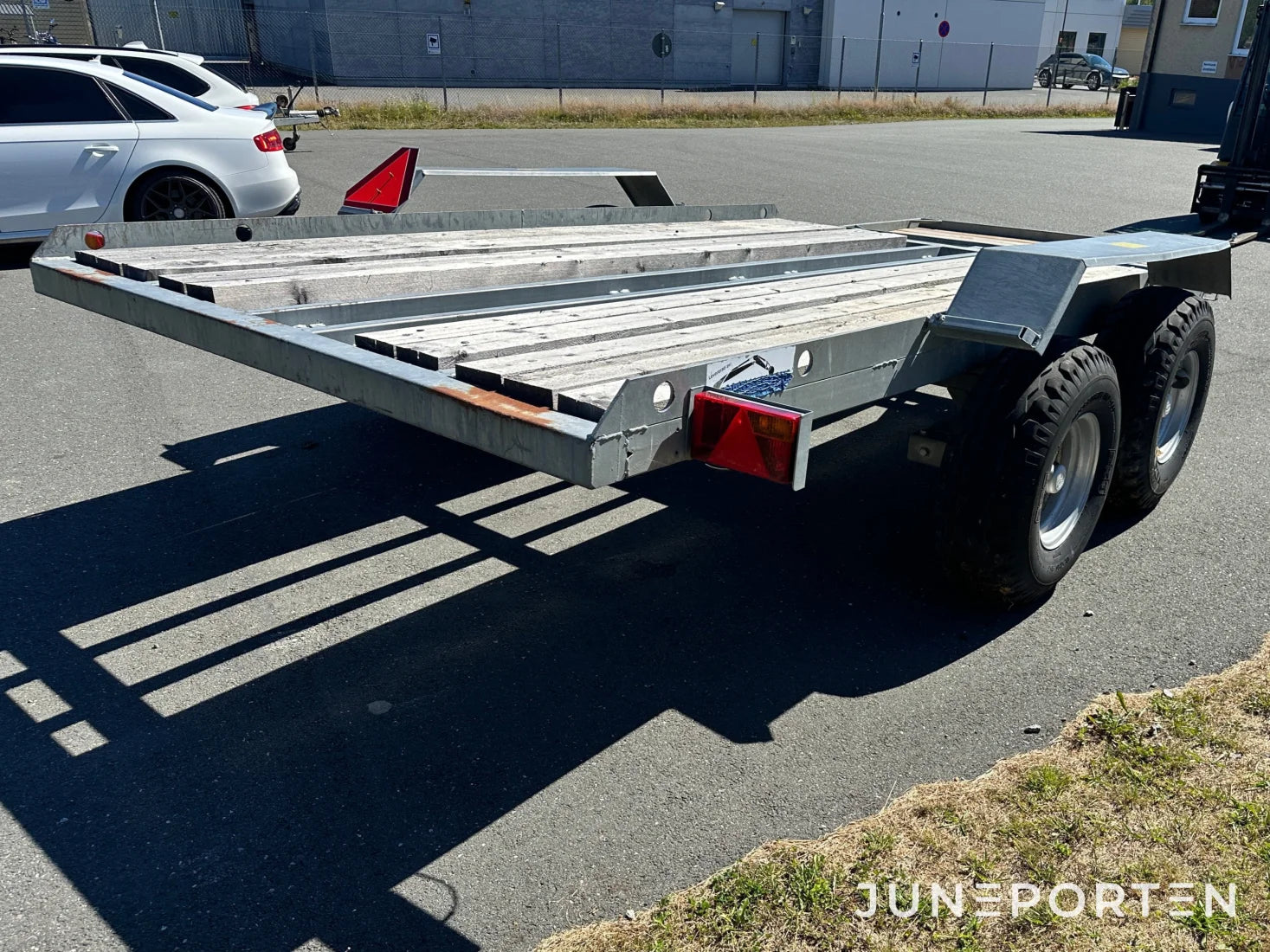 Maskintrailer 9 ton