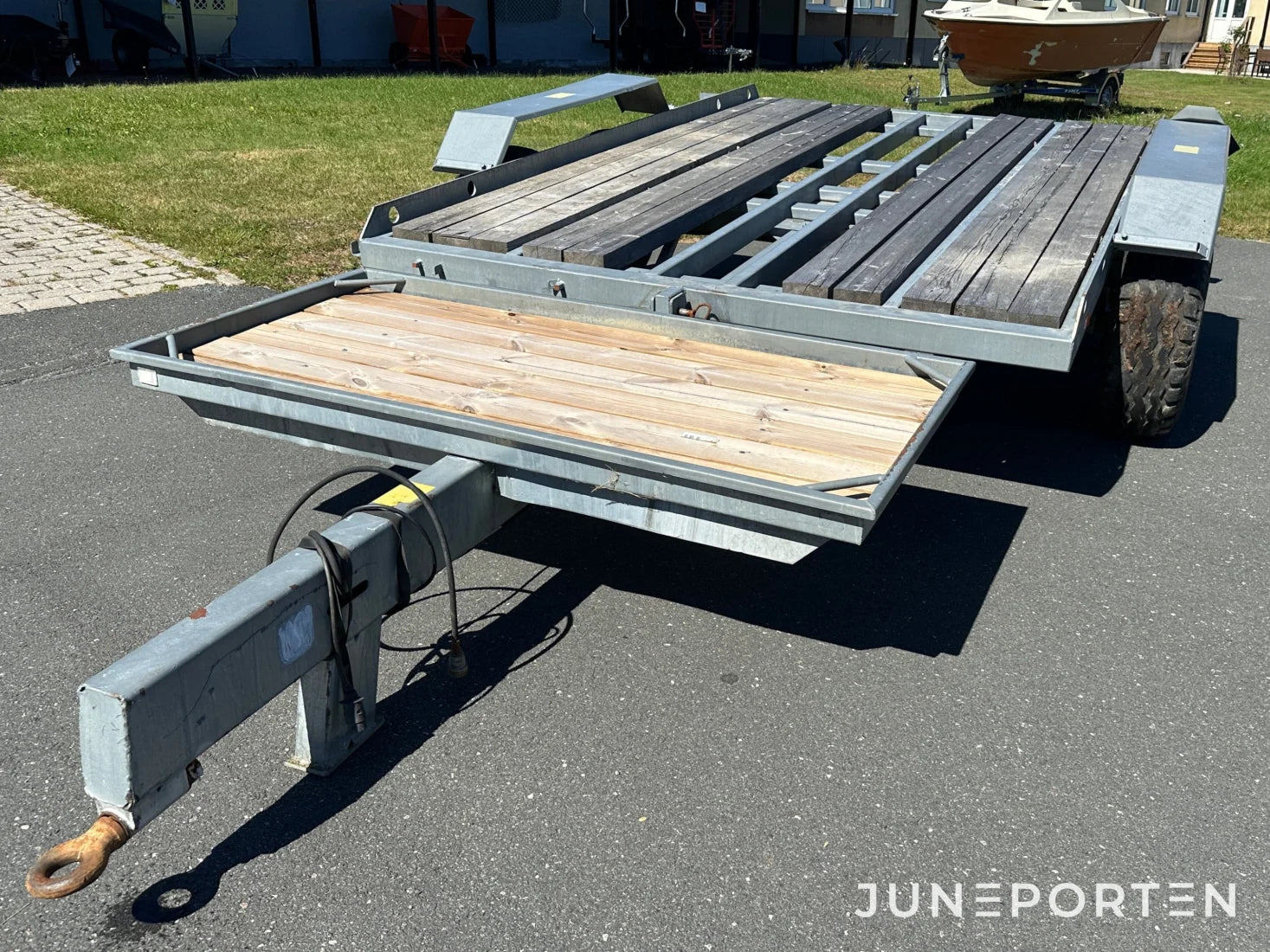 Maskintrailer 9 ton