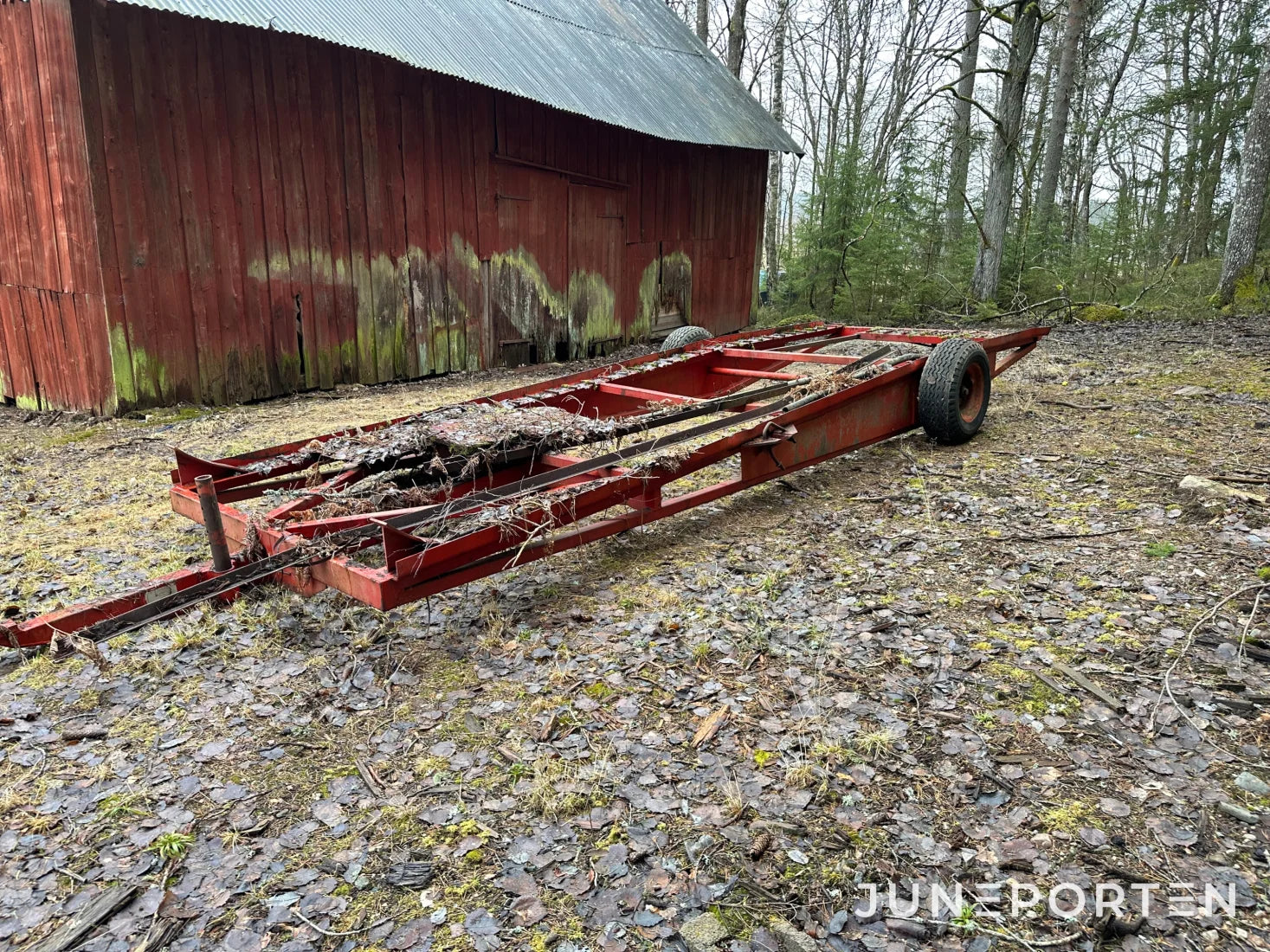 Maskintrailer - 6 meter