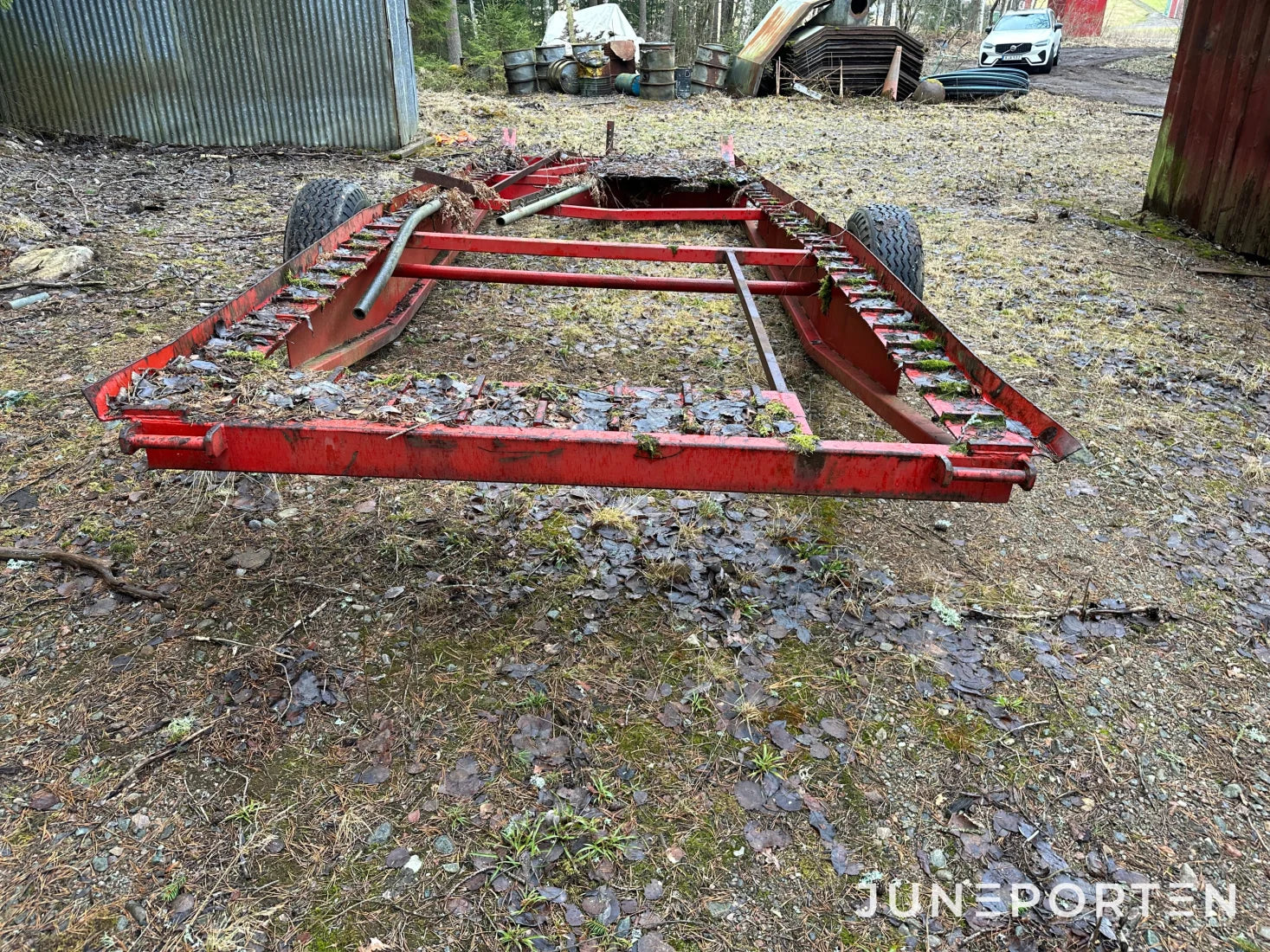 Maskintrailer - 6 meter