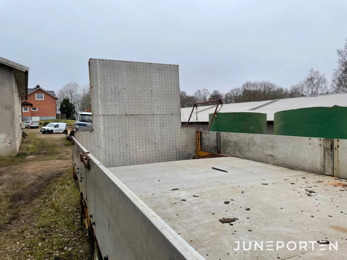Maskintrailer för traktorkärra