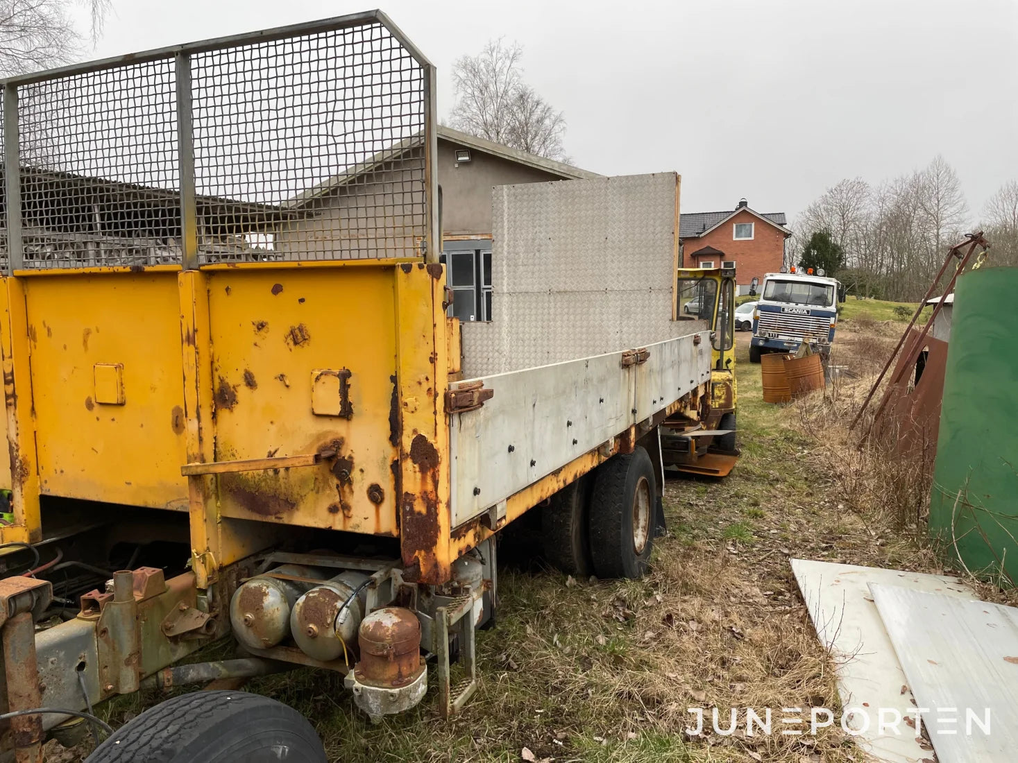Maskintrailer för traktorkärra