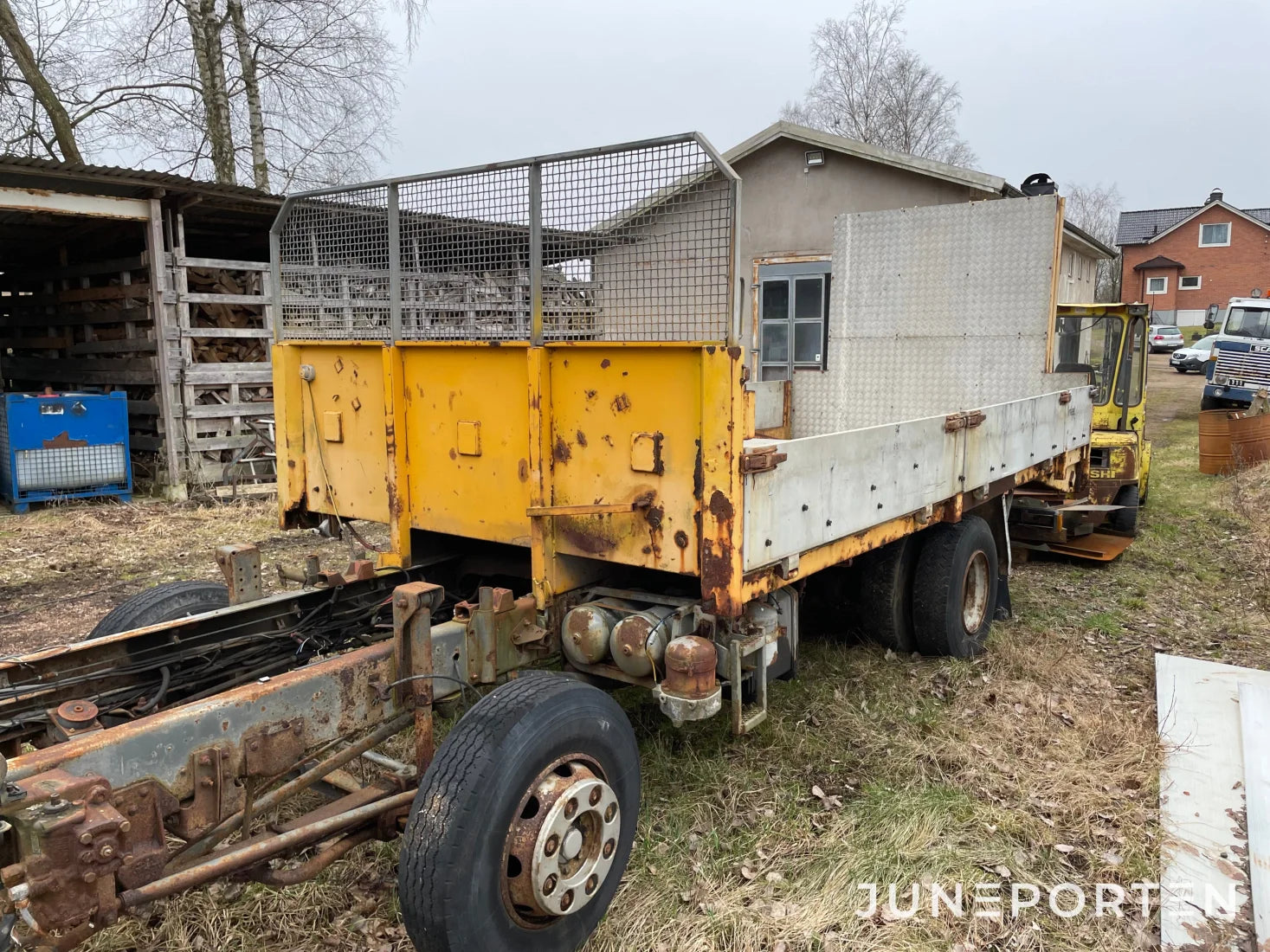 Maskintrailer för traktorkärra