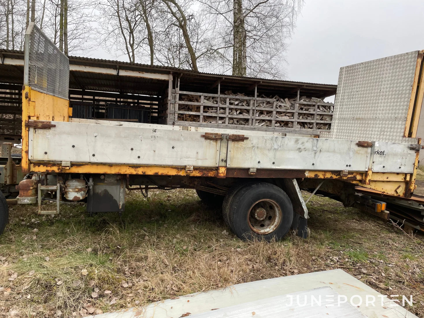 Maskintrailer för traktorkärra
