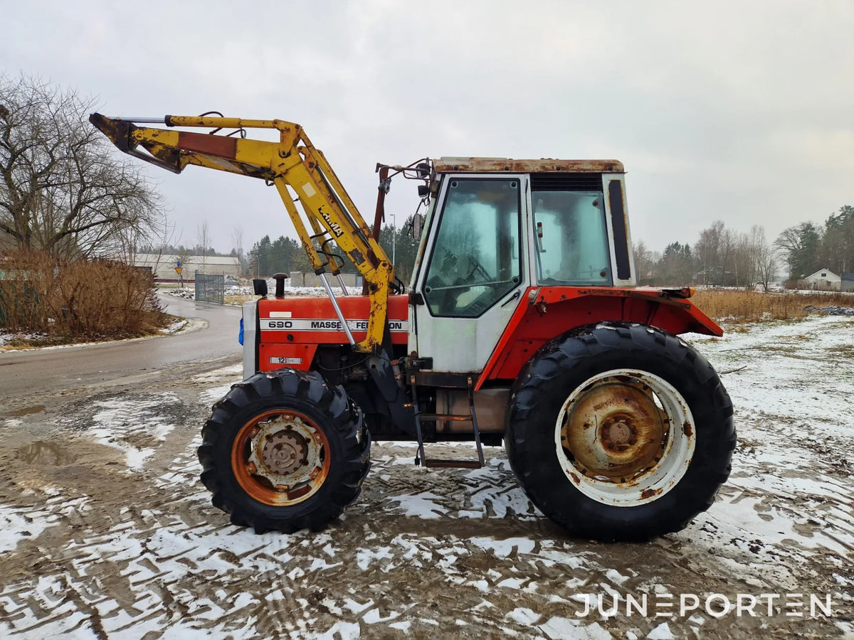 Mf 690 Massey Ferguson 690 MP med Trima lastare