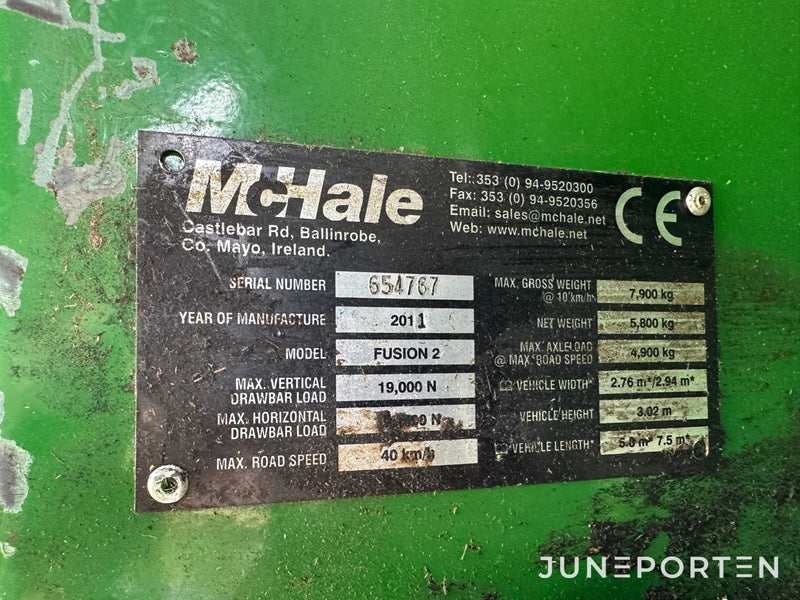 Rundbalspress Mchale Fusion 2