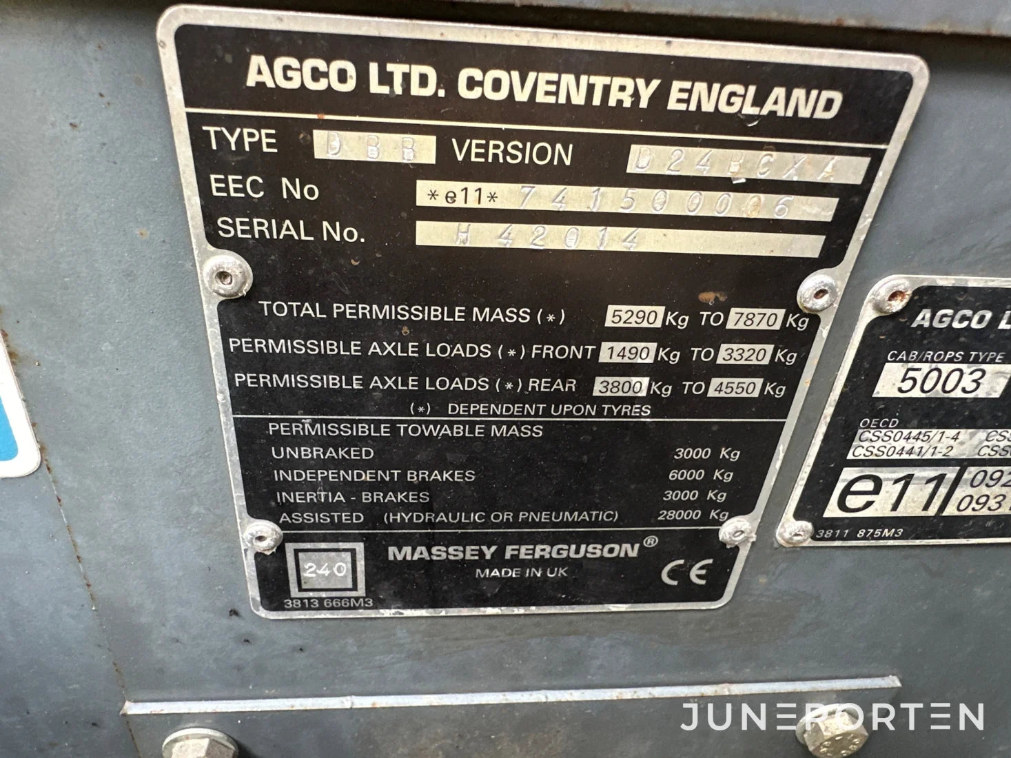 Massey Ferguson 4235 4WD med lastare