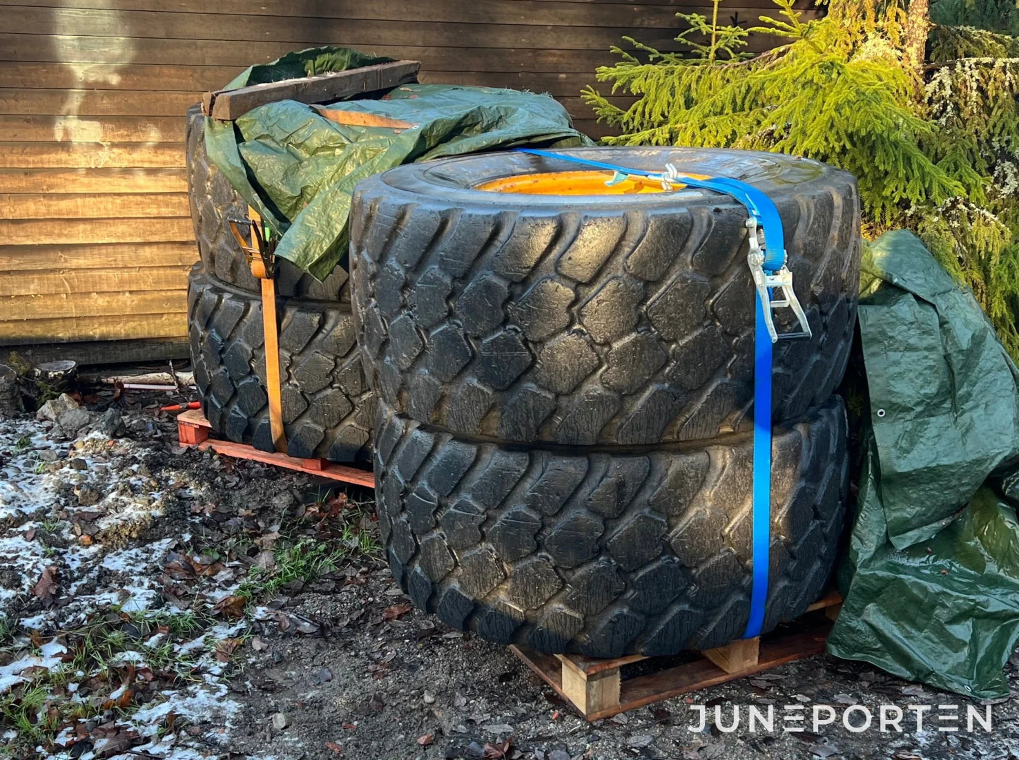 Kompletta hjul Michelin XLD 600/65 R25