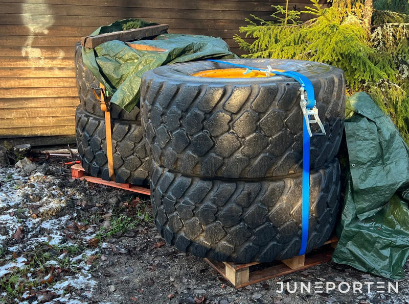 Kompletta hjul Michelin XLD 600/65 R25