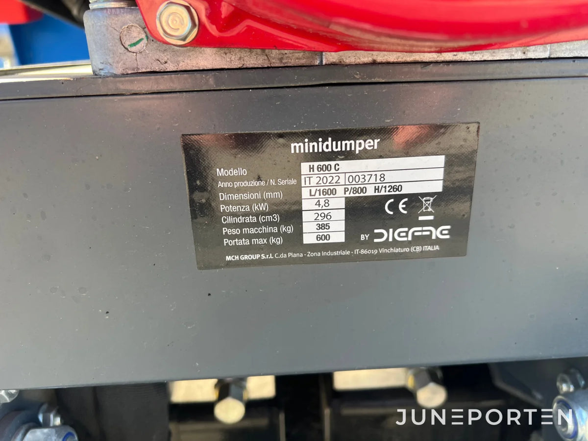 Minidumper Dieffe Elephant E650