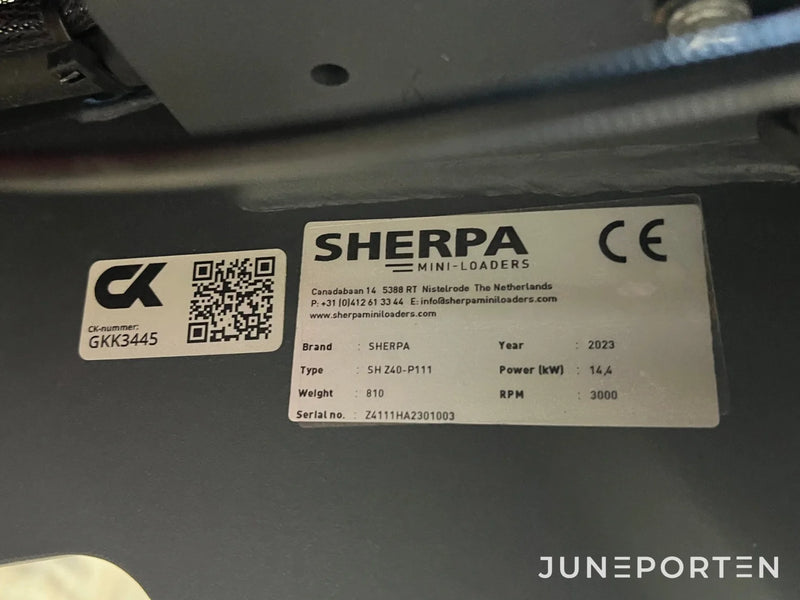 Minilastare Sherpa Z40 P212