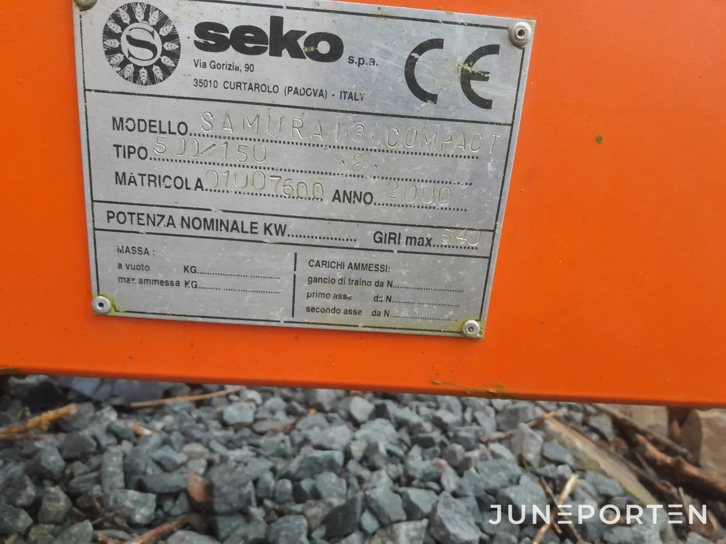 Mixervagn Seko Samurai 3 Compact