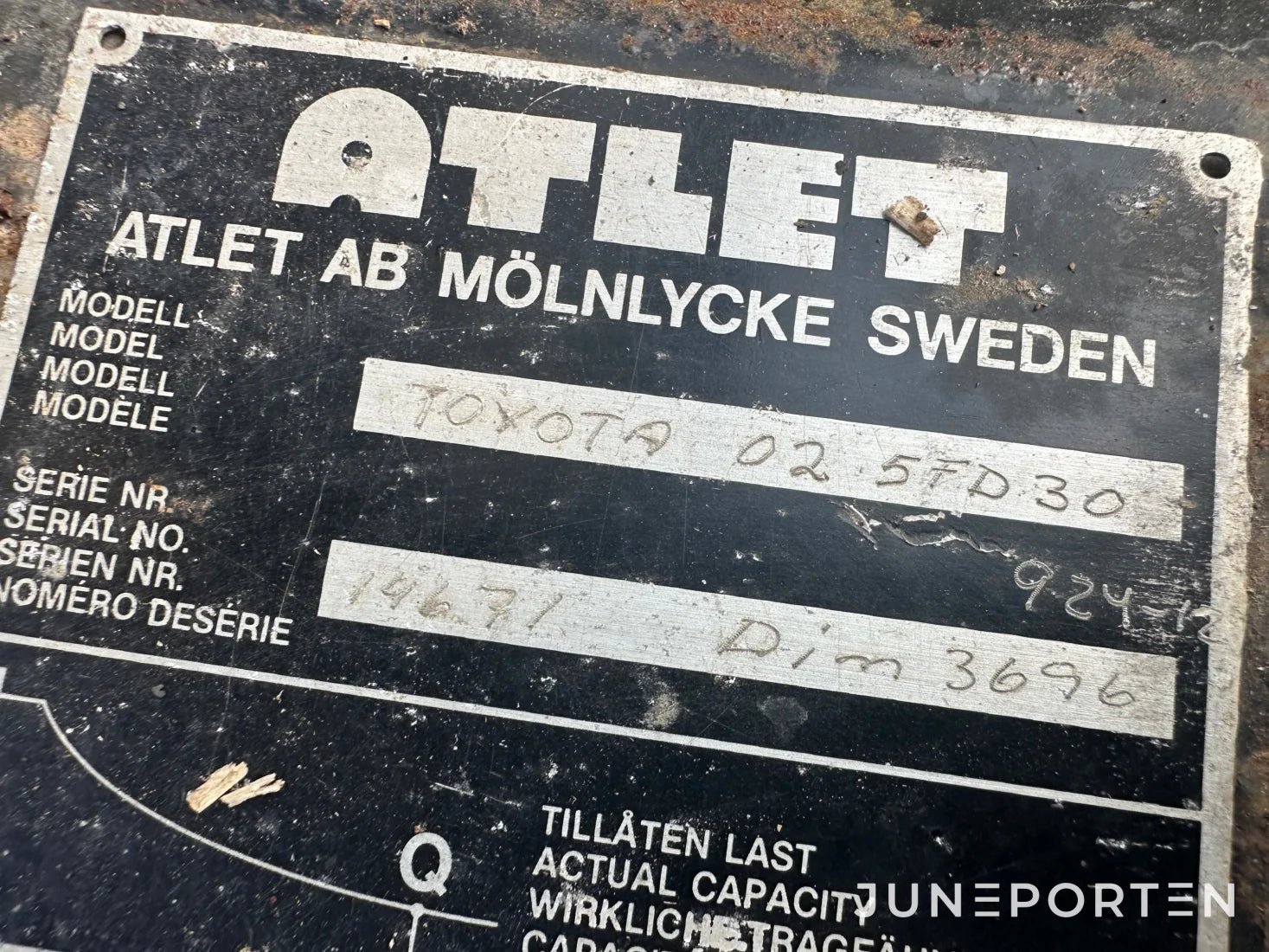 Motviktstruck Toyota 025FD30