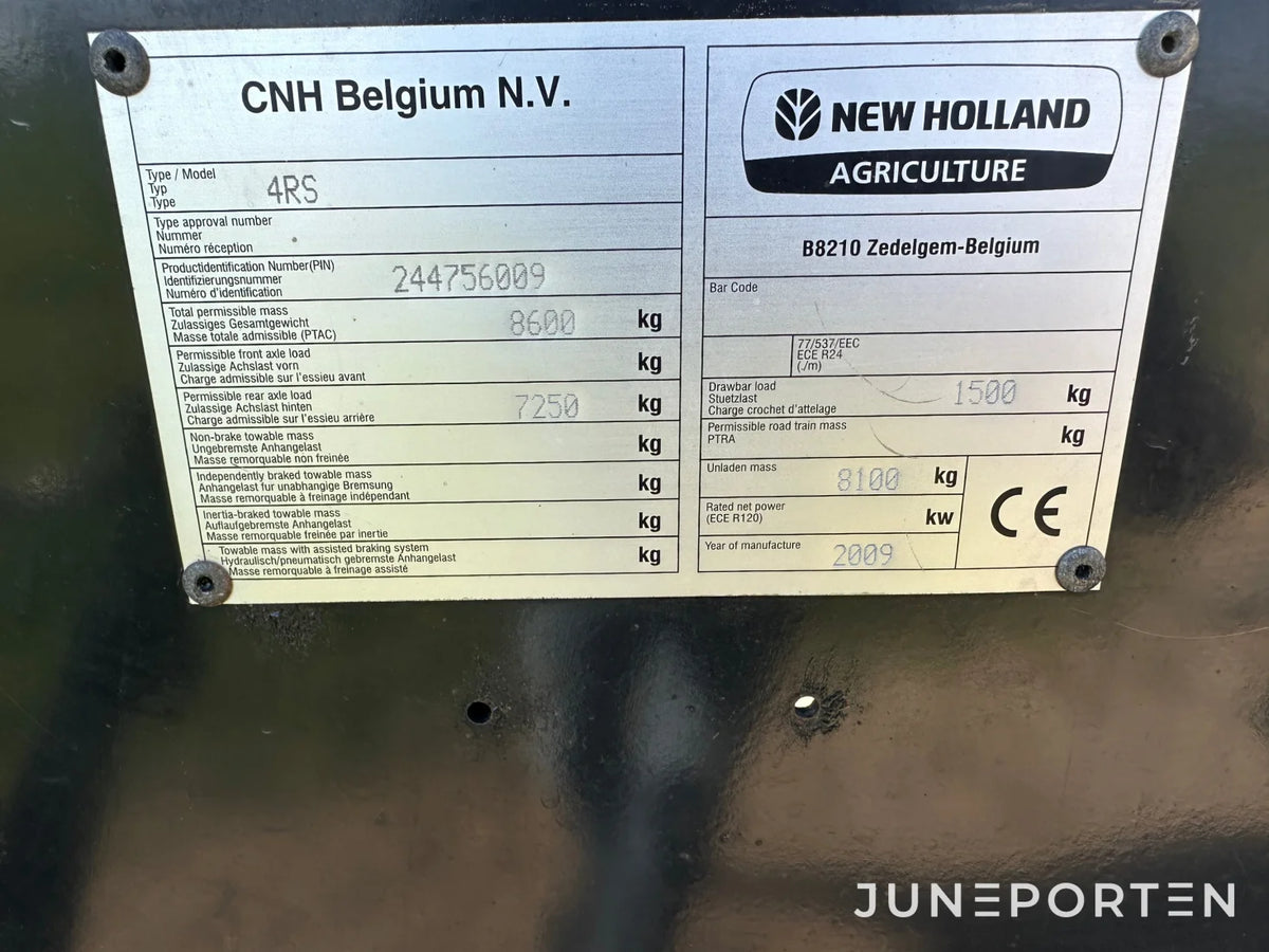Fyrkantspress New Holland BB 9060 Cropcutter