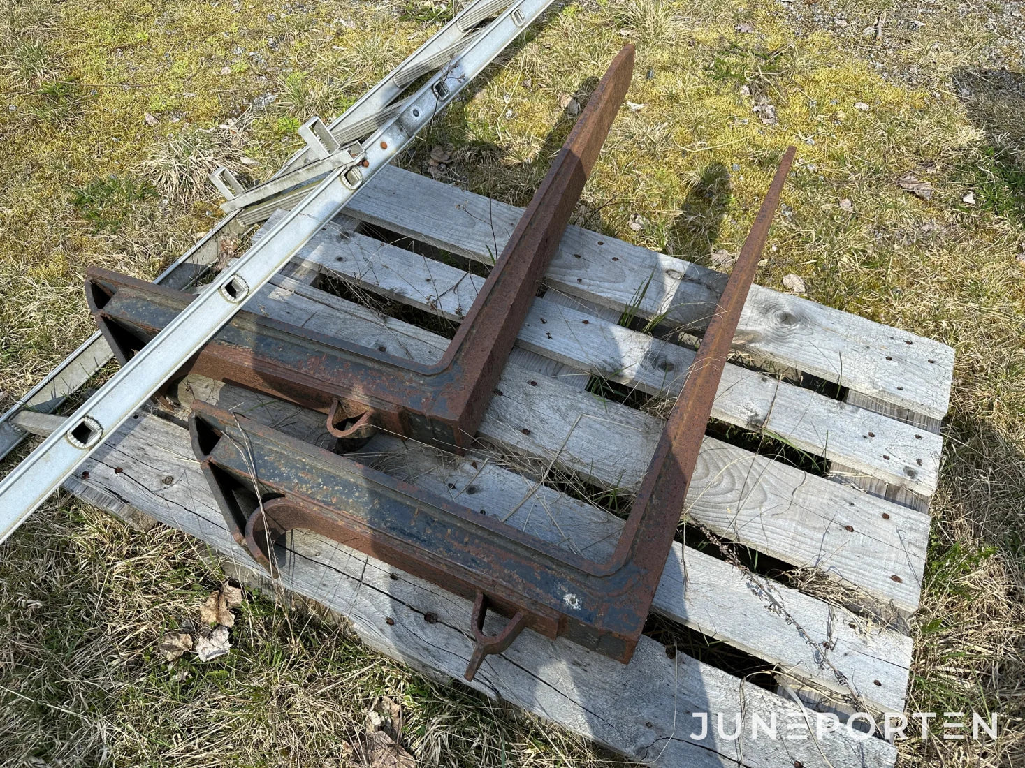 Pallgafflar 1 meter Trima fäste