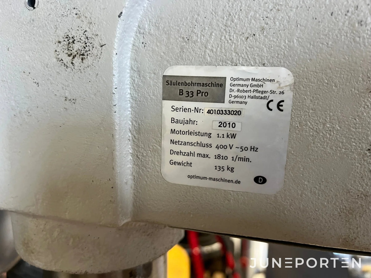 Pelarborr Optimum B 33 PRO