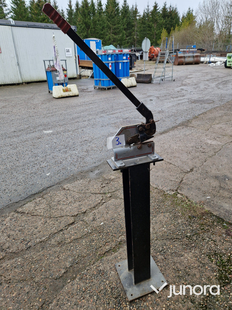 Plåtsax med stativ