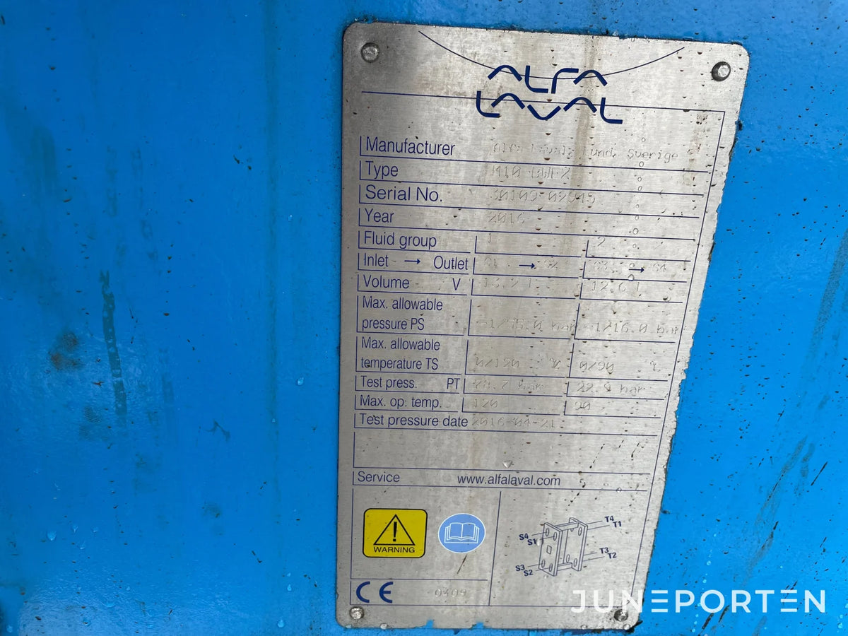 Plattvärmeväxlare Alfa Laval M10 BWFX