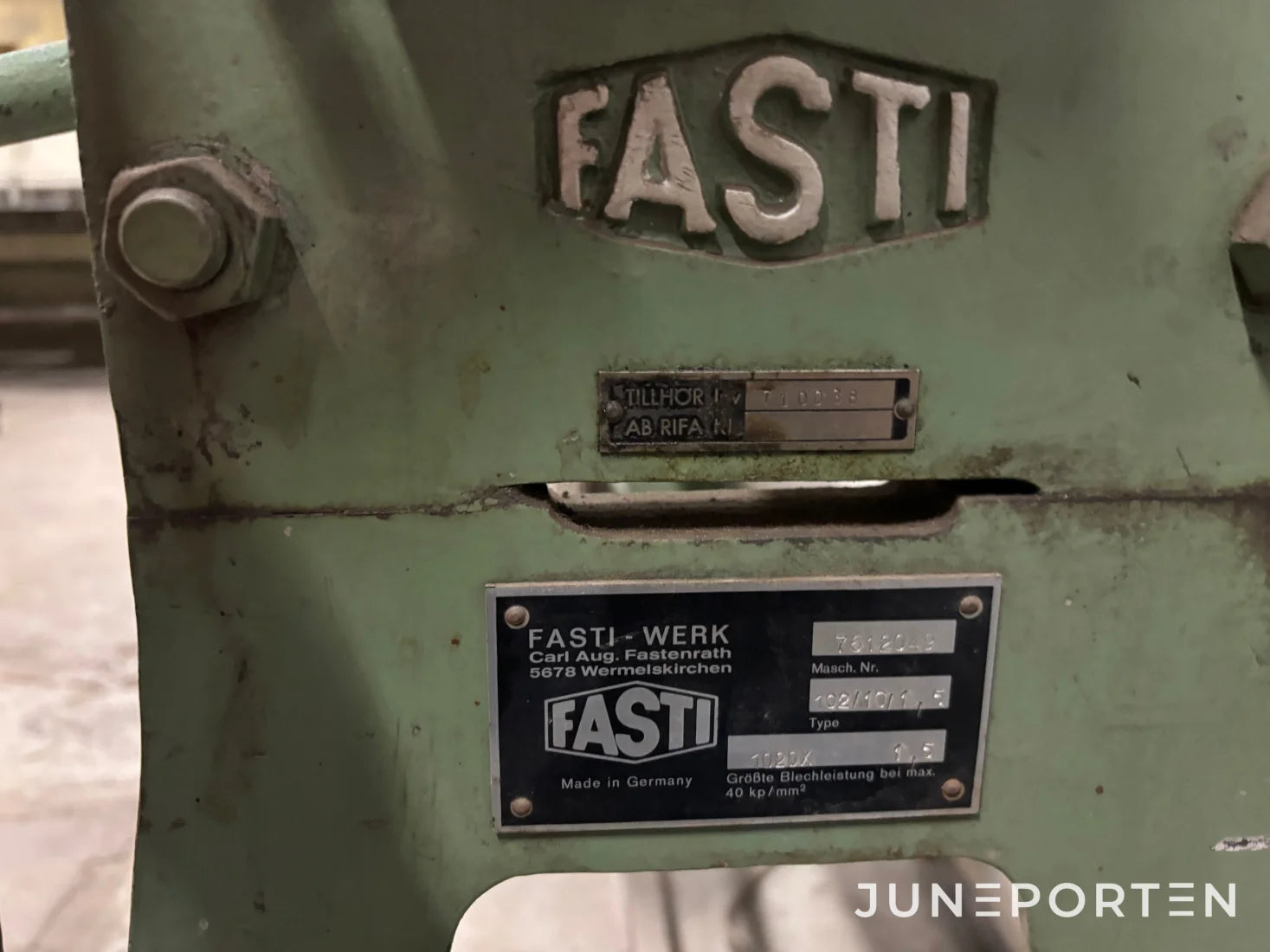 Rundvalsmaskin Fasti