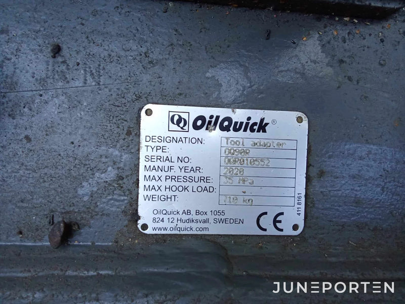 S90 snabbfäste med OilQuick system