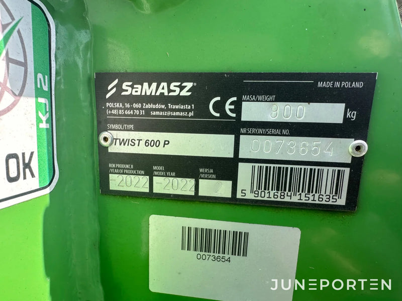 Strängläggare Samasz Twist 600 P
