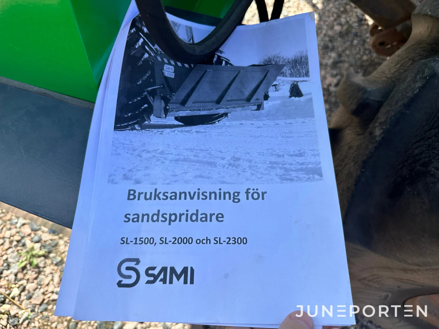 Sandspridare Sami 2 meter