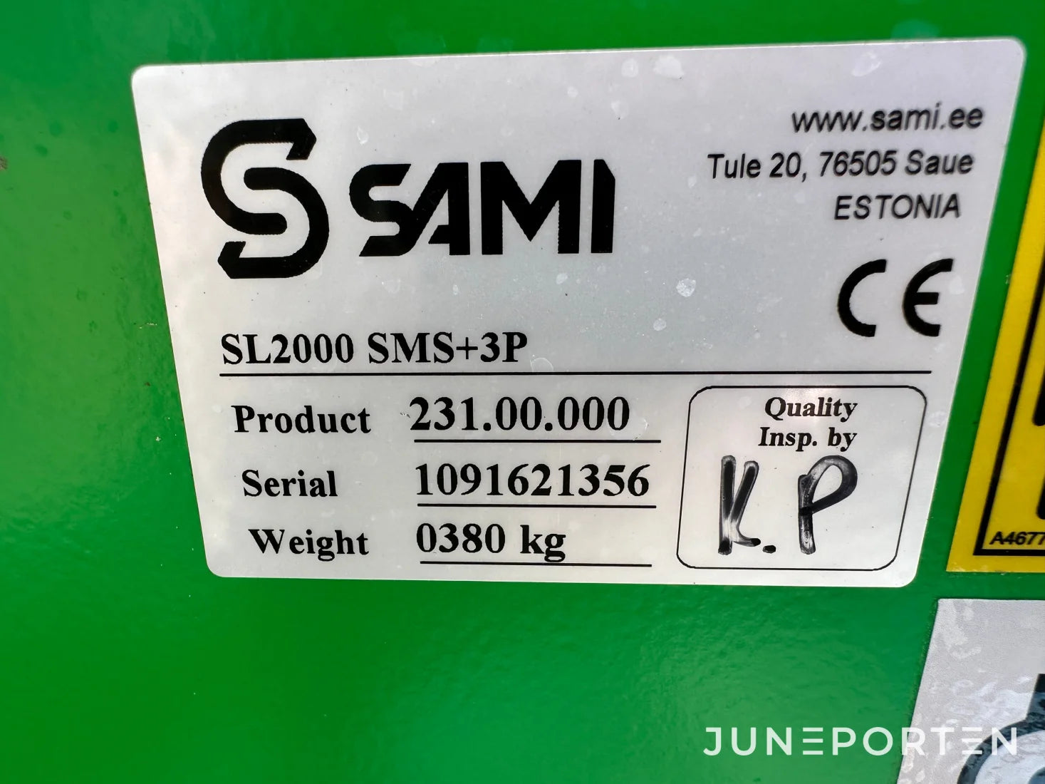 Sandspridare Sami 2 meter